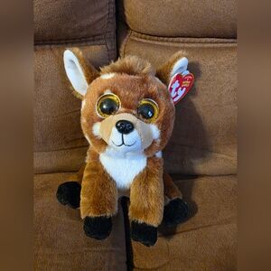 TY Beanie Baby - BUCKLEY the Deer (6 inch) - Stuffed Toy